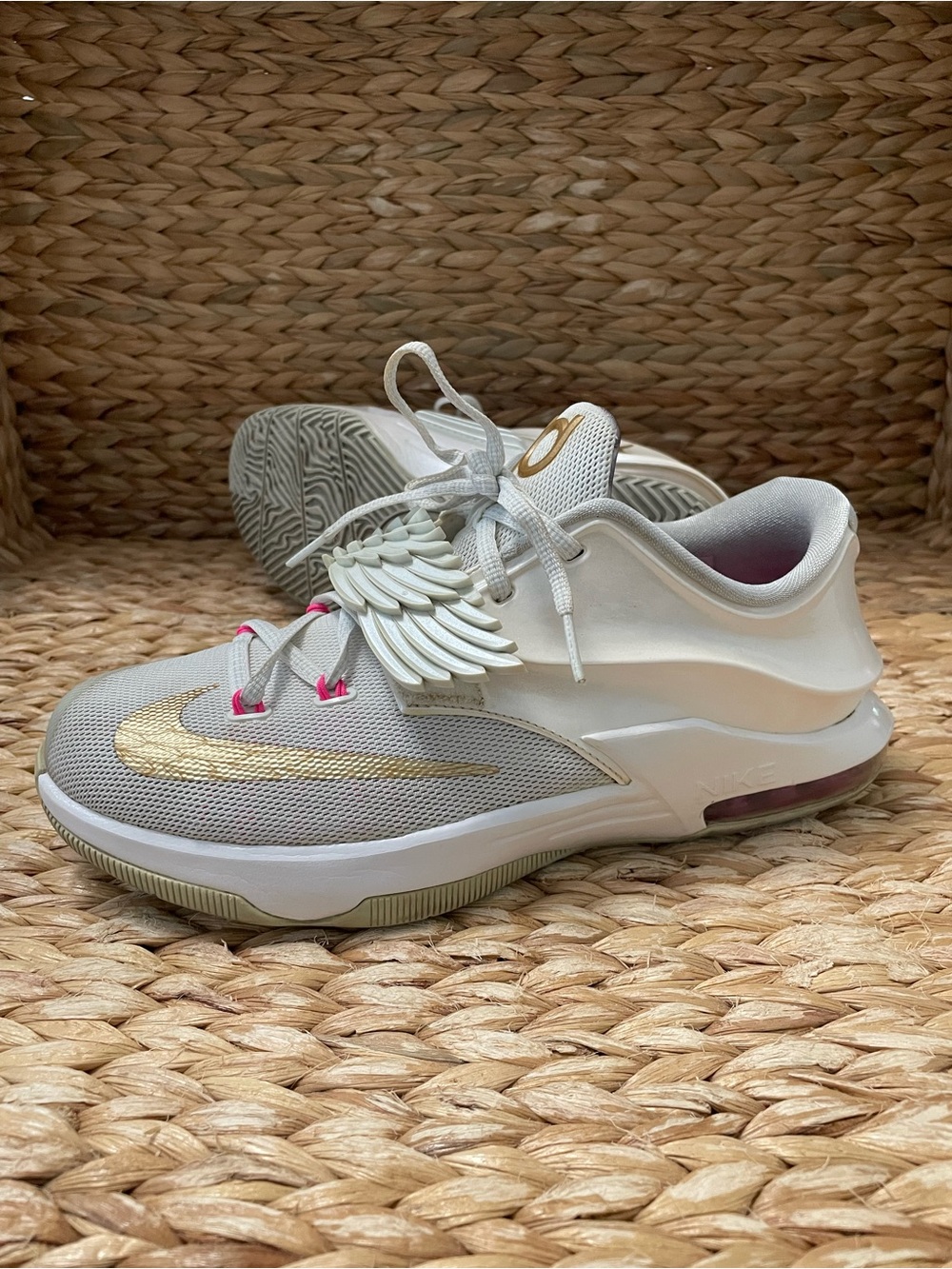 Nike KD 7 Premium Aunt‎ Pearl Sneakers womens 8.5 / Youth 7